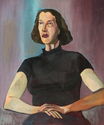 Anne, huile sur toile, 65 x 54 cm